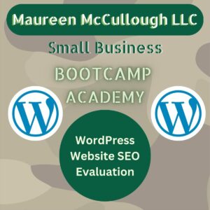 Maureen McCullough LLC Bootcamp Academy WordPress Website SEO