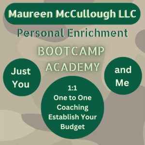 Maureen McCullough LLC Small Business Boot Camps Personal Enrichment Course Establish Your Budget