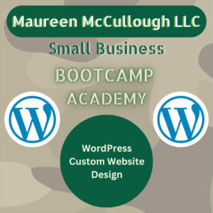 Maureen McCullough LLC Small Business Boot Camps Business Services WordPress Custom Website Design