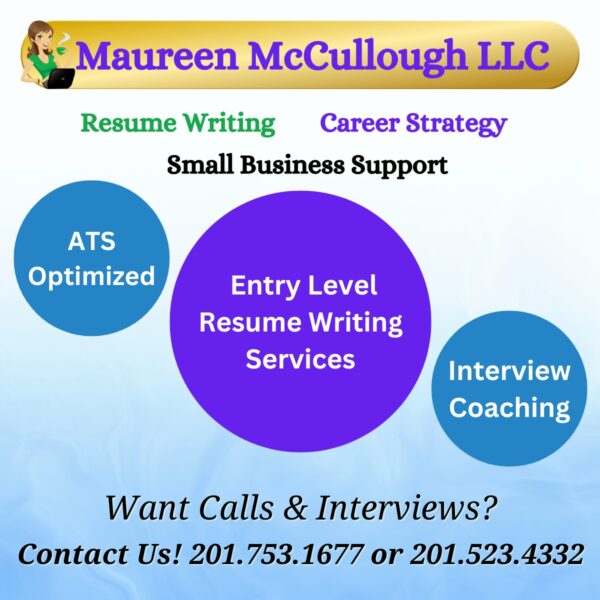 Maureen McCullough LLC entry-level resume writing services Bergen County NJ