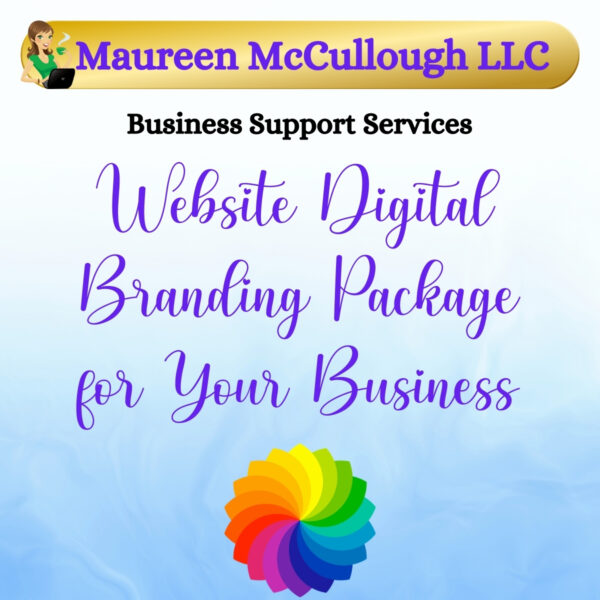 Maureen McCullough LLC Website Digital Branding Package for Your Business